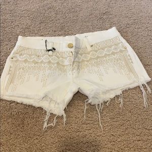 Blank NYC White Jean shorts